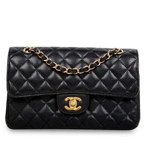 chanel classic flap 25cm caviar|Flap Bags .